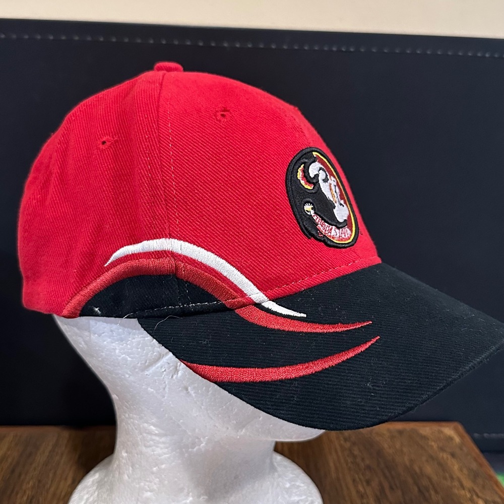 Florida State Seminoles Hat Red Black Adjustable Cap FSU Seminoles Est 1851